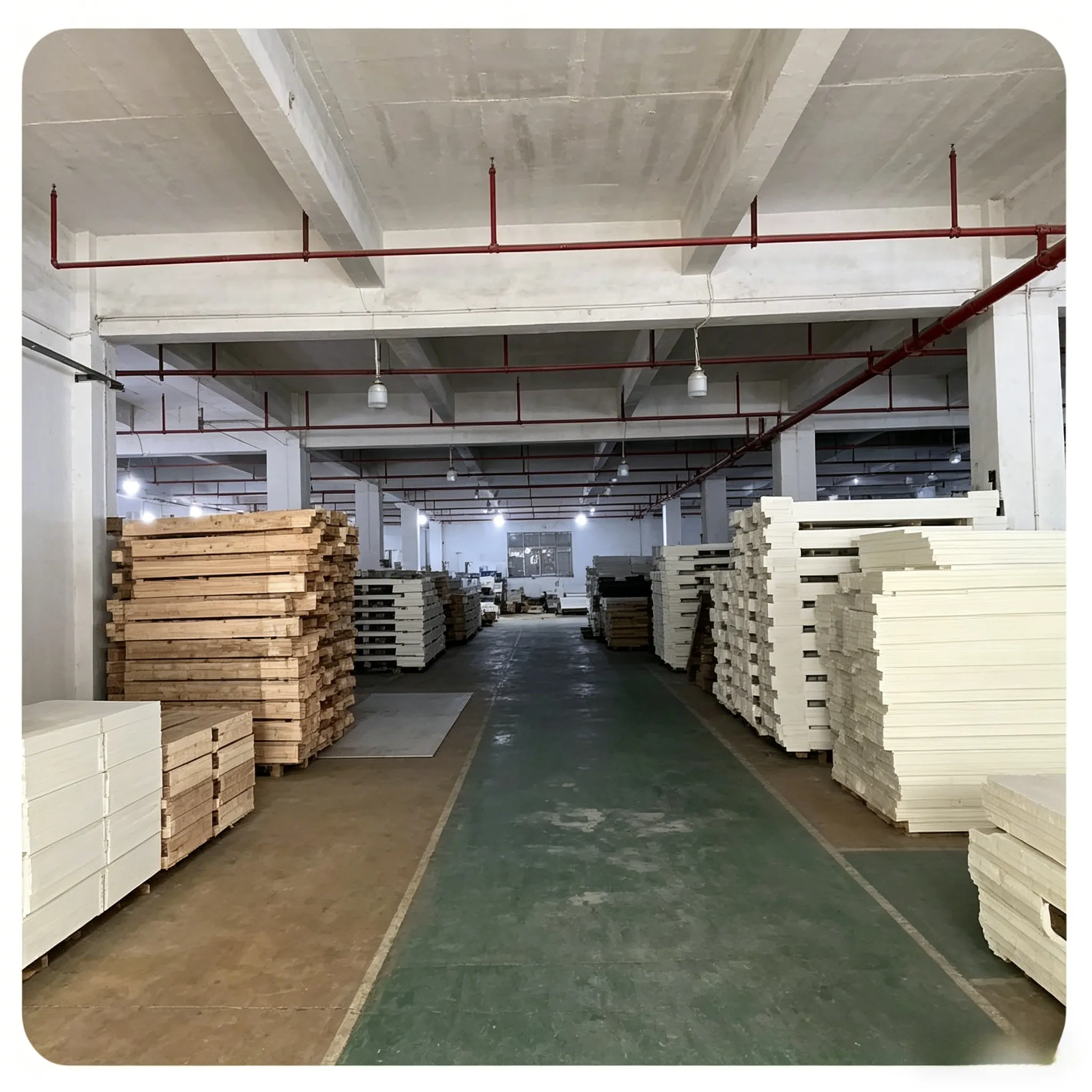 China bar chair material workshop