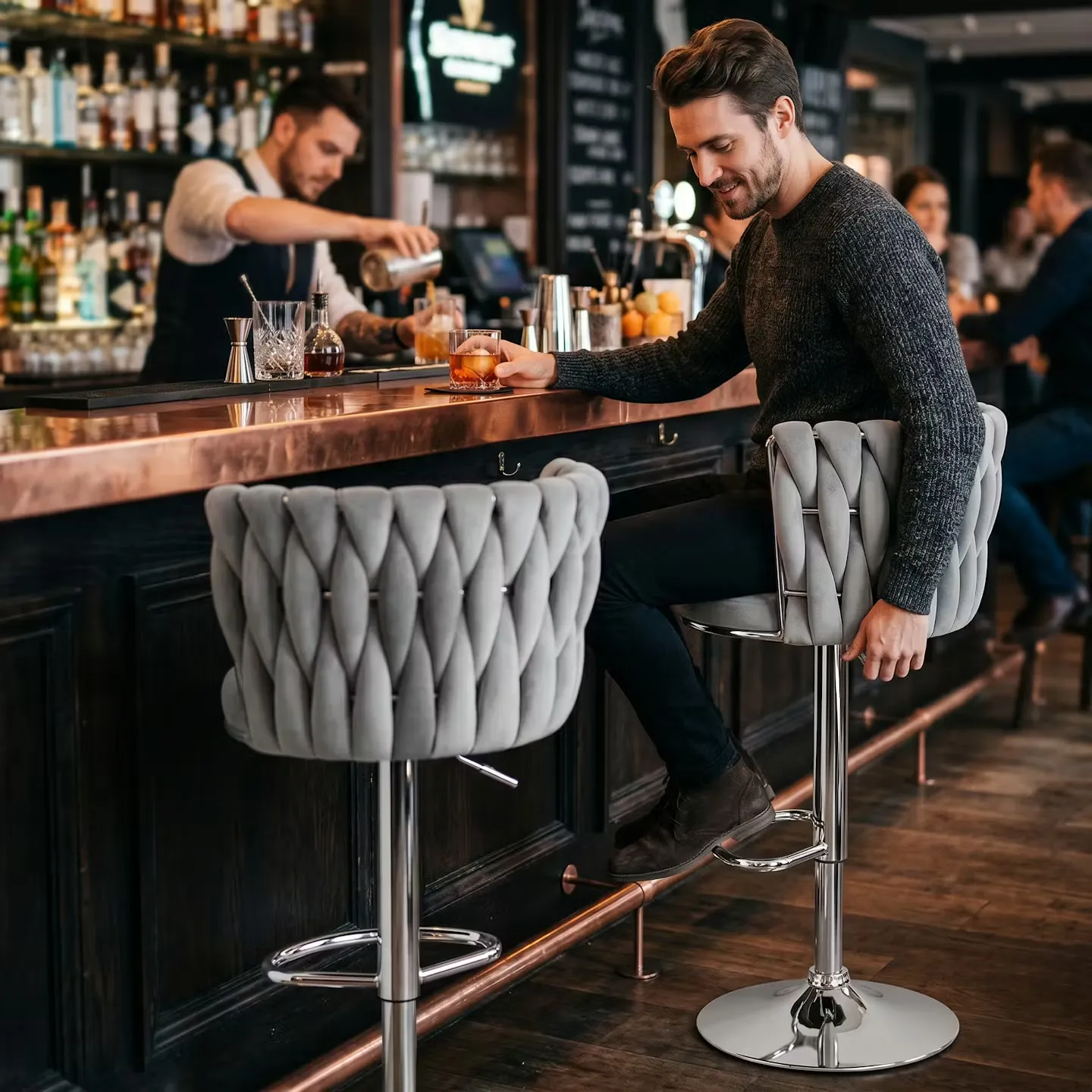 Ergonomic bar chair factory