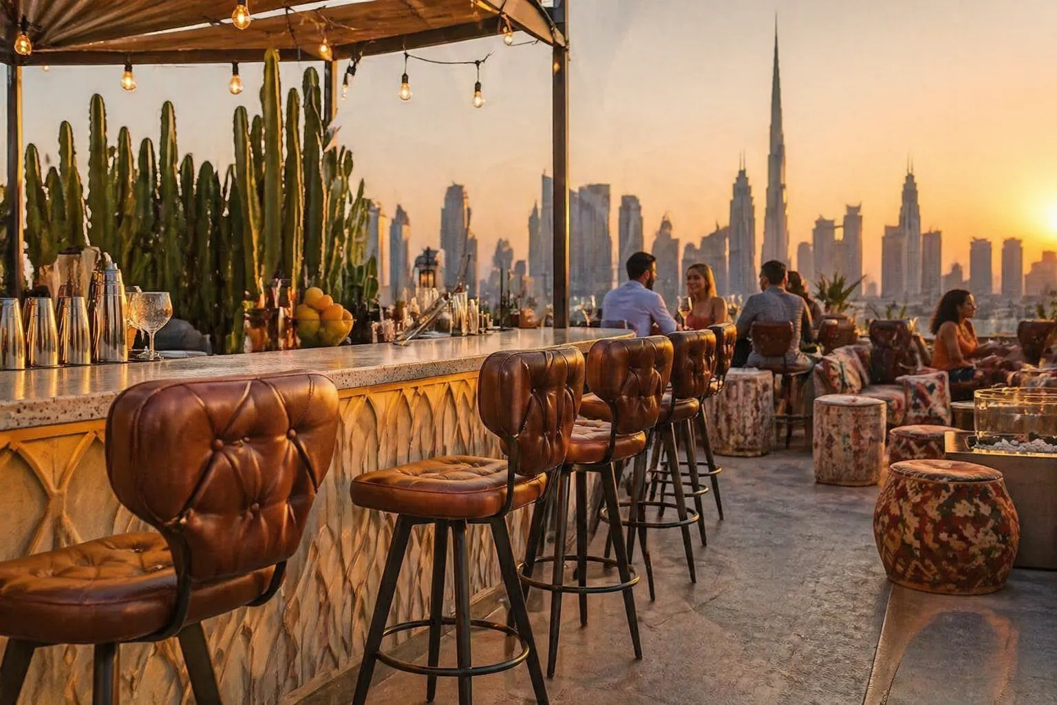 Outdoor bar chair