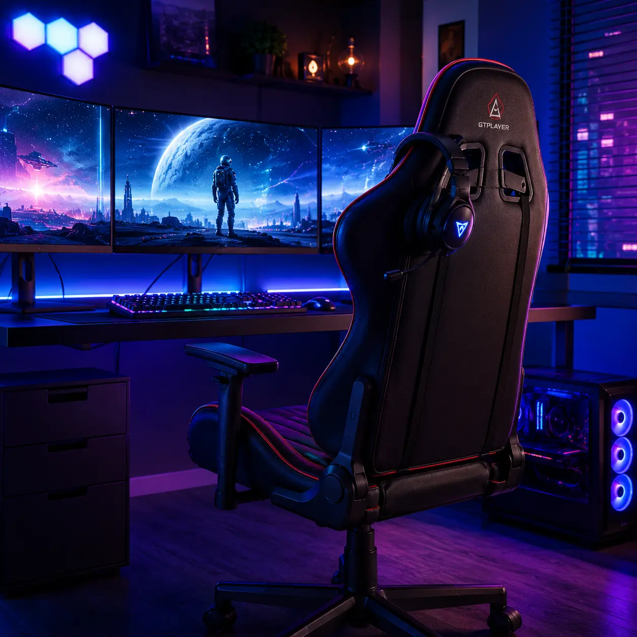 Gaming chair esports arena seating application for commercial projects