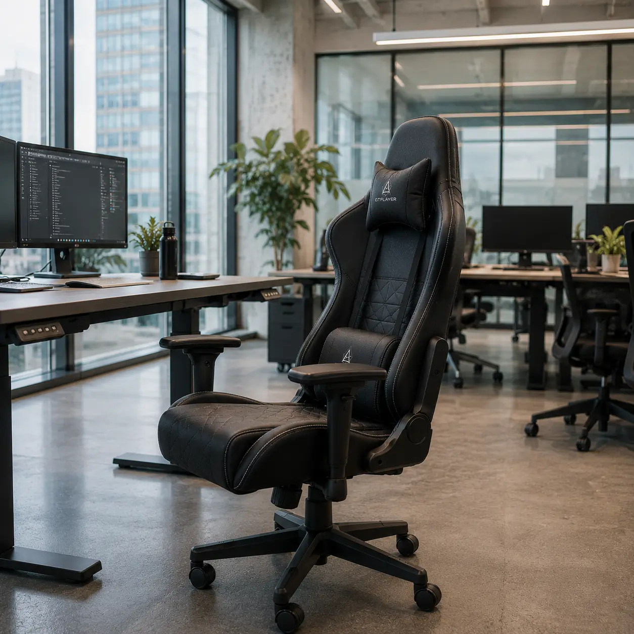 Gaming chair office workstation setup for hybrid work buyers