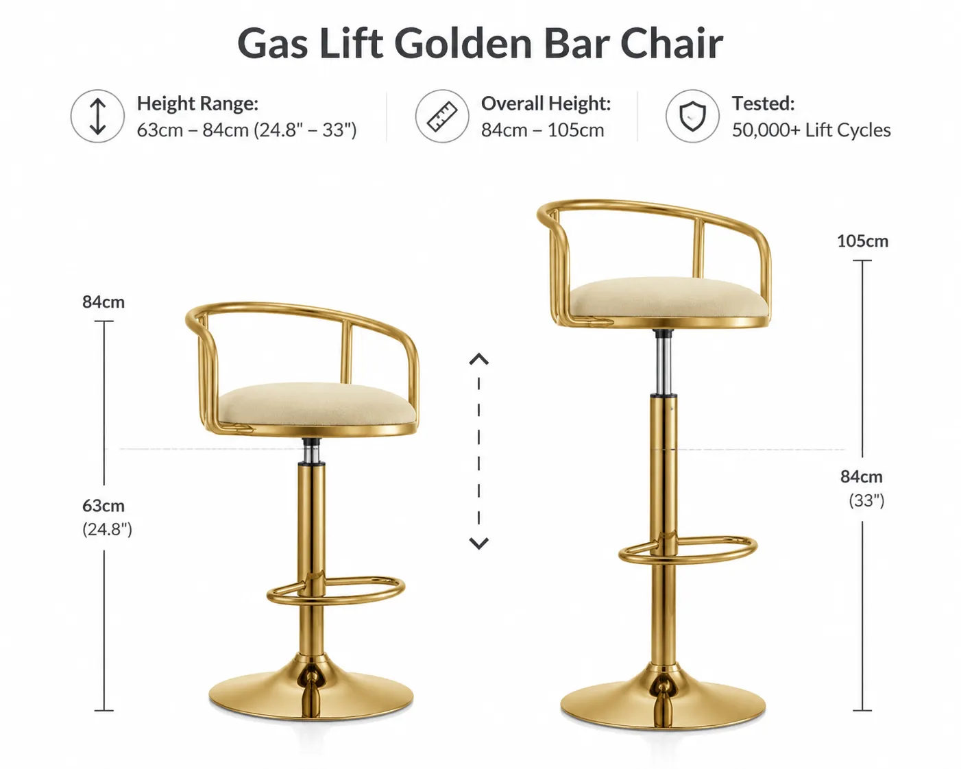 gas-lift-golden-bar-chair-height-range