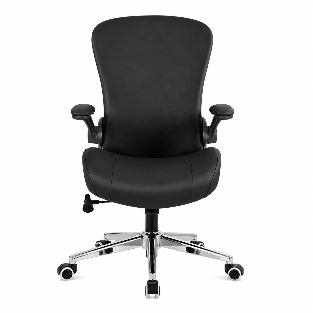 778 fabric office chair with metal KD base and PU castors