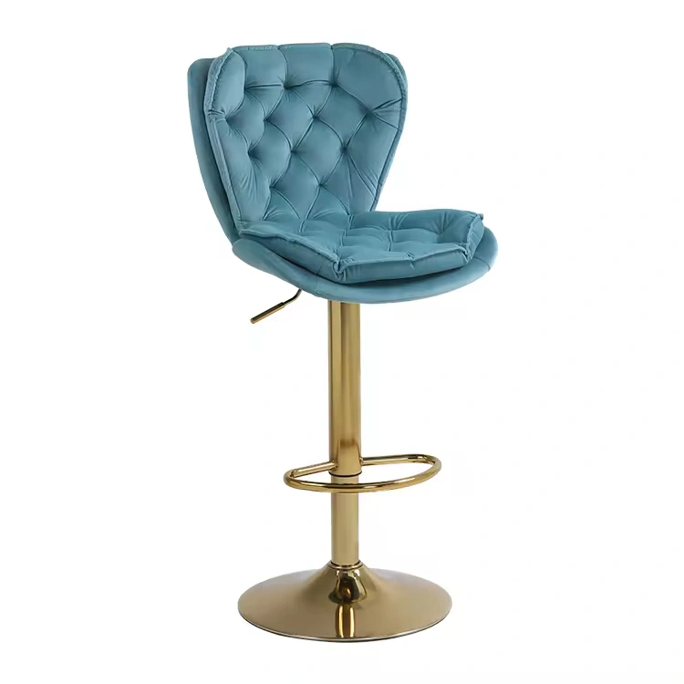 Side view of HY-BY20 adjustable bar chair for commercial seating use
