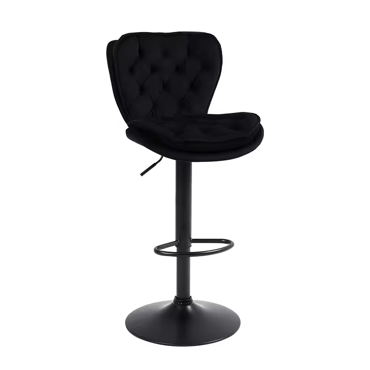 HY-BY20 PU leather adjustable bar stool front view for wholesale furniture buyers
