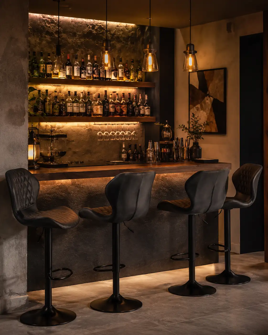 luxury-bar-stool-hy-by2-features-chrome-electroplating