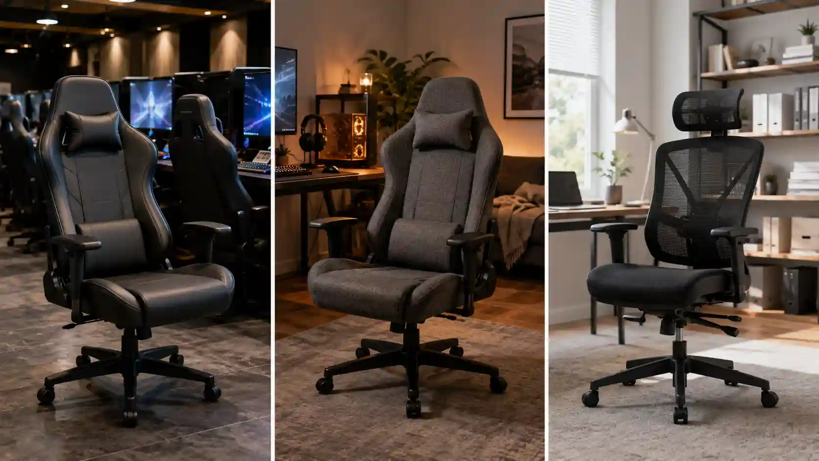 Gaming chair material selection for different climates and sales channels