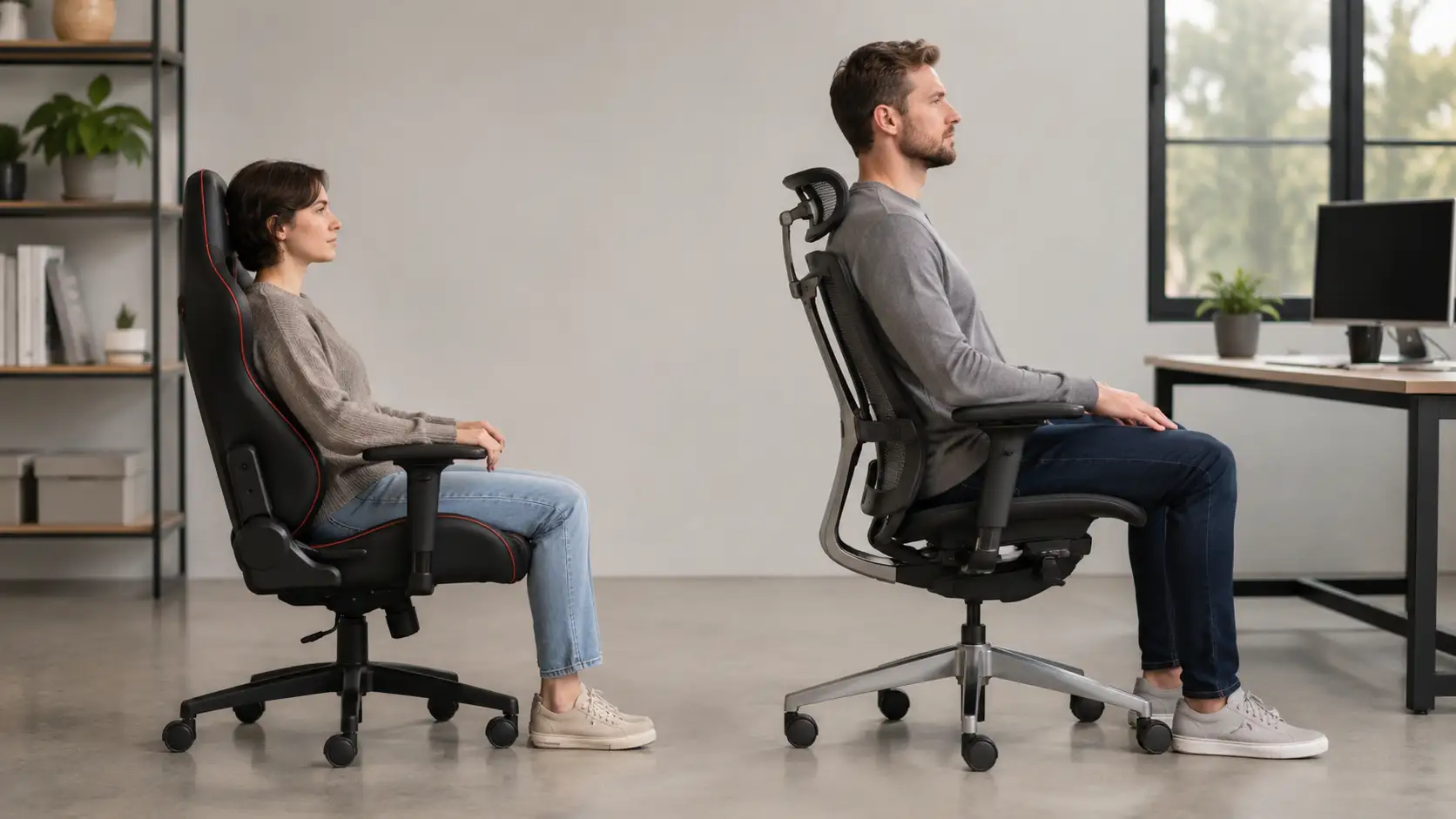 Gaming chair seat depth and body fit guide for different user heights