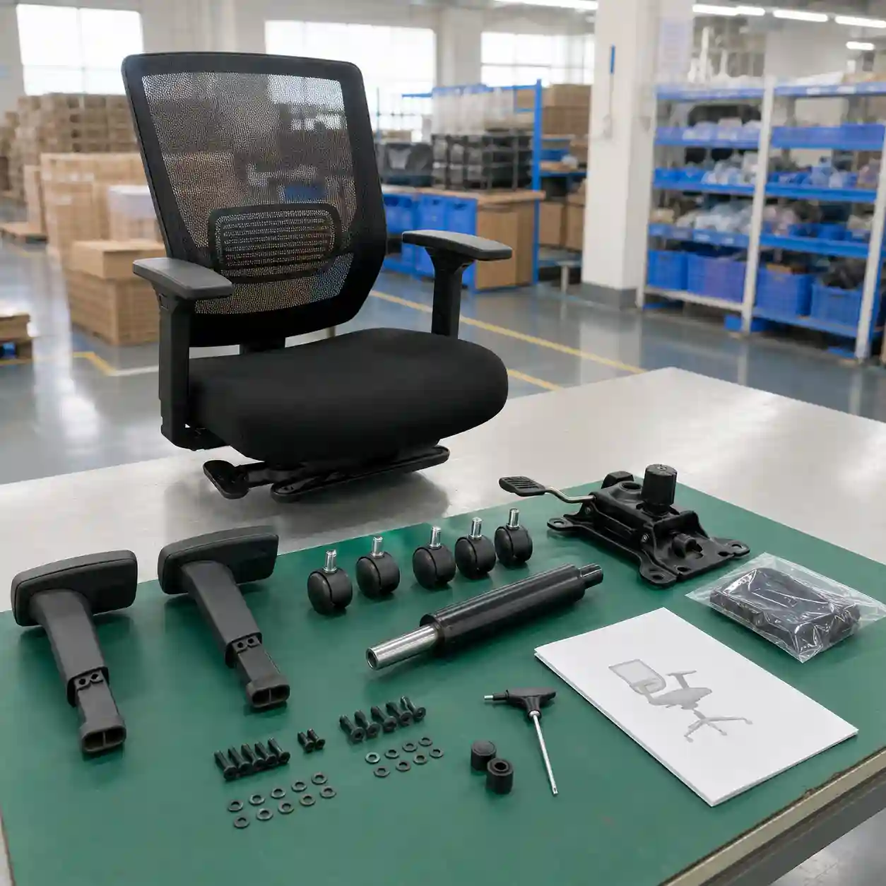 office-chair-spare-parts-armrests-casters-screws-qc