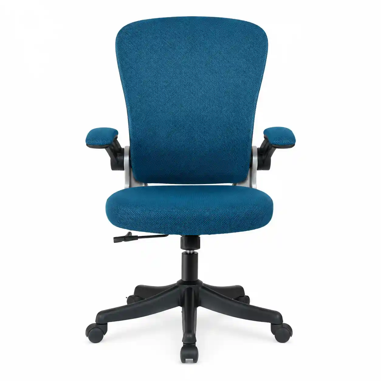 703 compact fabric office chair wholesale with flip-up armrests